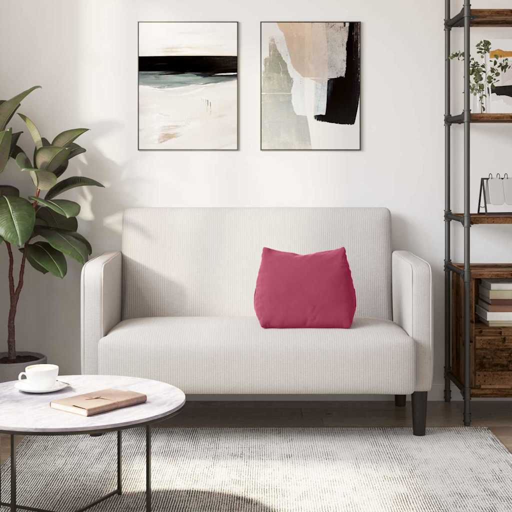 Jastuk za leđa Vinska crvena 45 x 20 x 35 cm Kordura tekstil