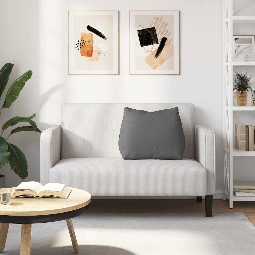 Jastuk za leđa Tamno siva 60 x 20 x 50 cm tkanina