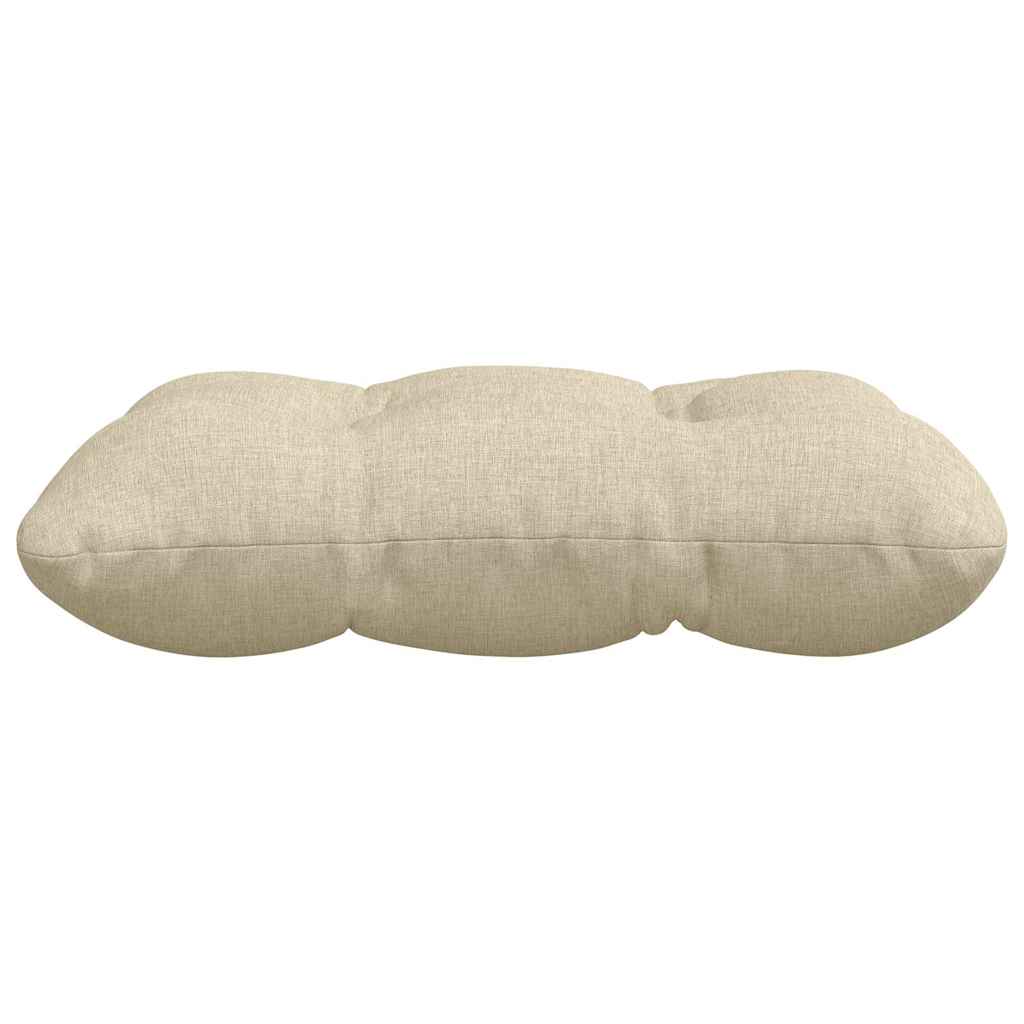 Jastučići za sjedenje 4 pcs Krema 40 x 40 x 12 cm tkanina