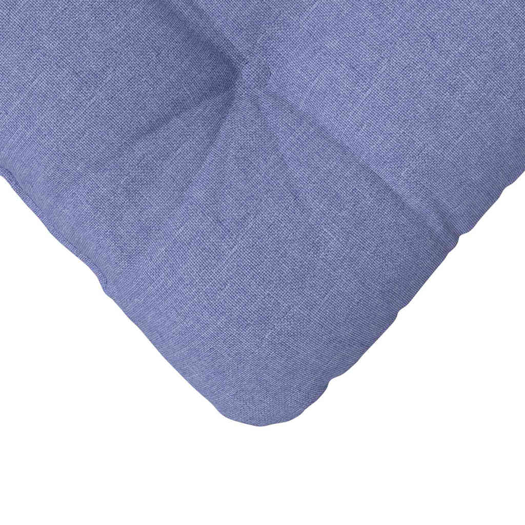 Jastučići za sjedenje 4 pcs Traper plava 40 x 40 x 12 cm