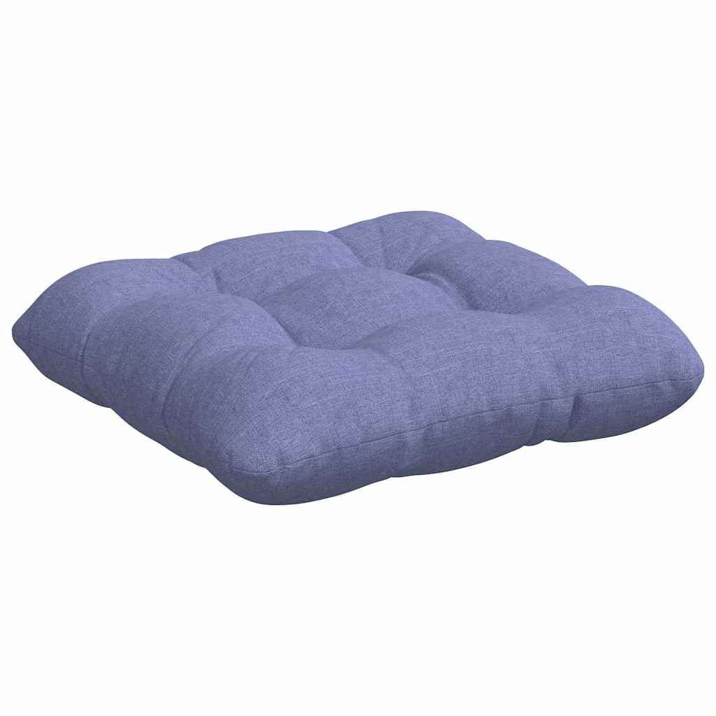 Jastučići za sjedenje 4 pcs Traper plava 40 x 40 x 12 cm