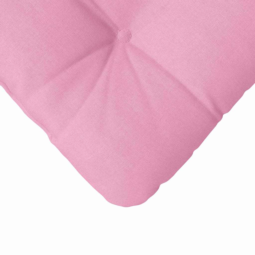 Jastučići za sjedenje 4 pcs Ružičasta 40 x 40 x 12 cm tkanina