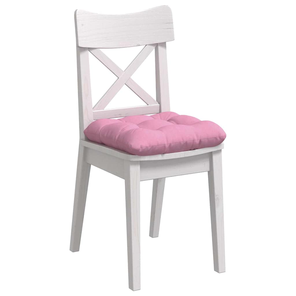 Jastučići za sjedenje 4 pcs Ružičasta 40 x 40 x 12 cm tkanina