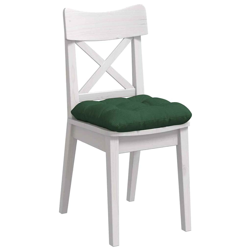 Jastučići za sjedenje 4 pcs Tamnozelena 40 x 40 cm