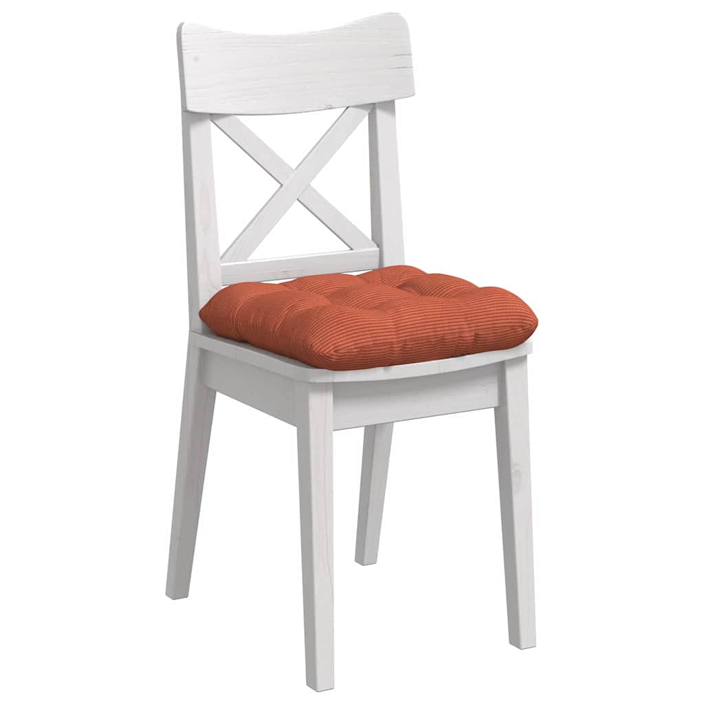 Jastučići za sjedenje 4 pcs Crvena narančasta 40 x 40 cm
