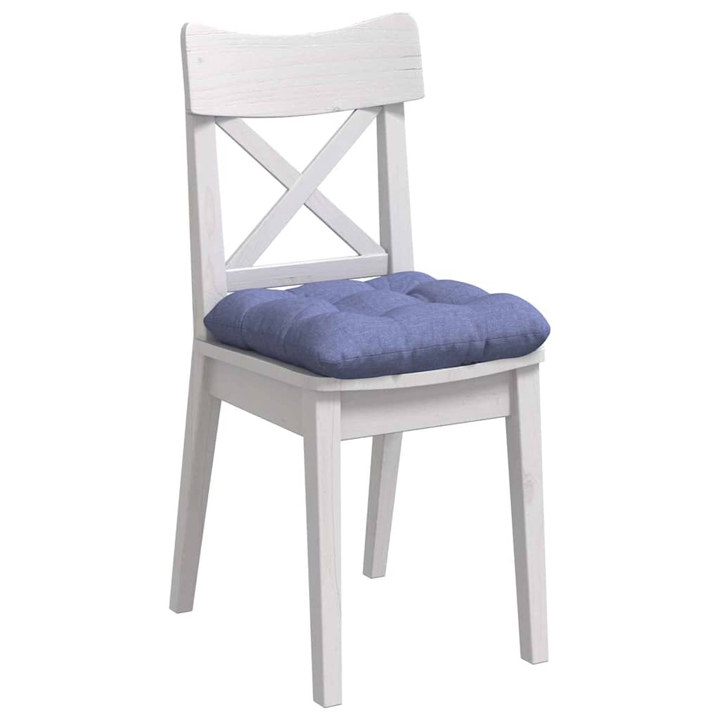 Jastučići za sjedenje 4 pcs Traper plava 45 x 45 x 12 cm