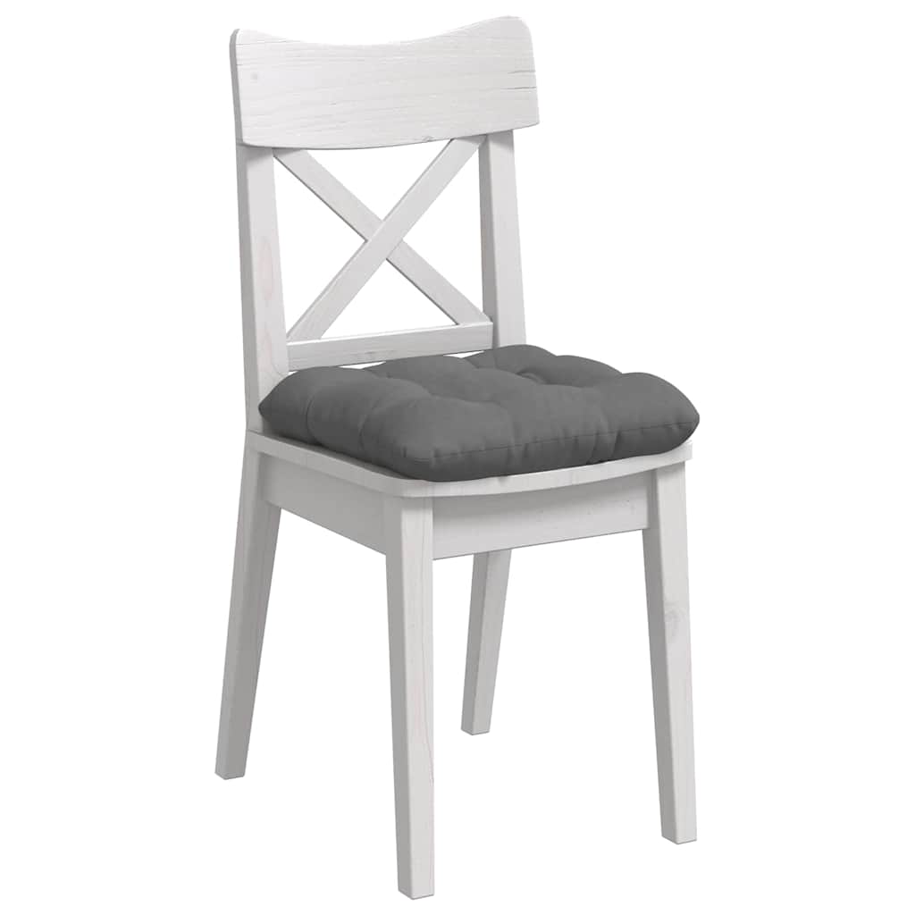Jastučići za sjedenje 4 pcs Tamno siva 45 x 45 cm