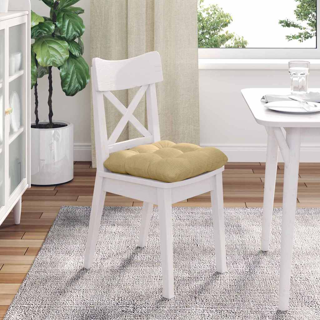 Jastučići za sjedenje 4 pcs Siva zelena 45 x 45 cm