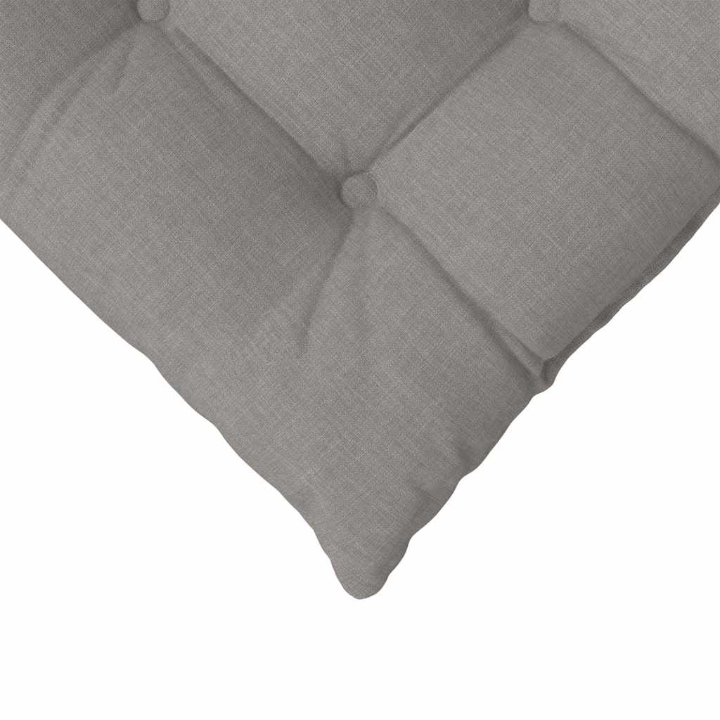 Jastučići za sjedenje 4 pcs Sivo-smeđa 40 x 40 x 6 cm tkanina