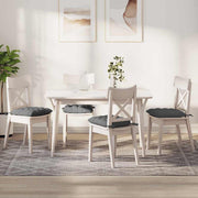 Jastučići za sjedenje 4 pcs Tamno siva 40 x 40 x 6 cm