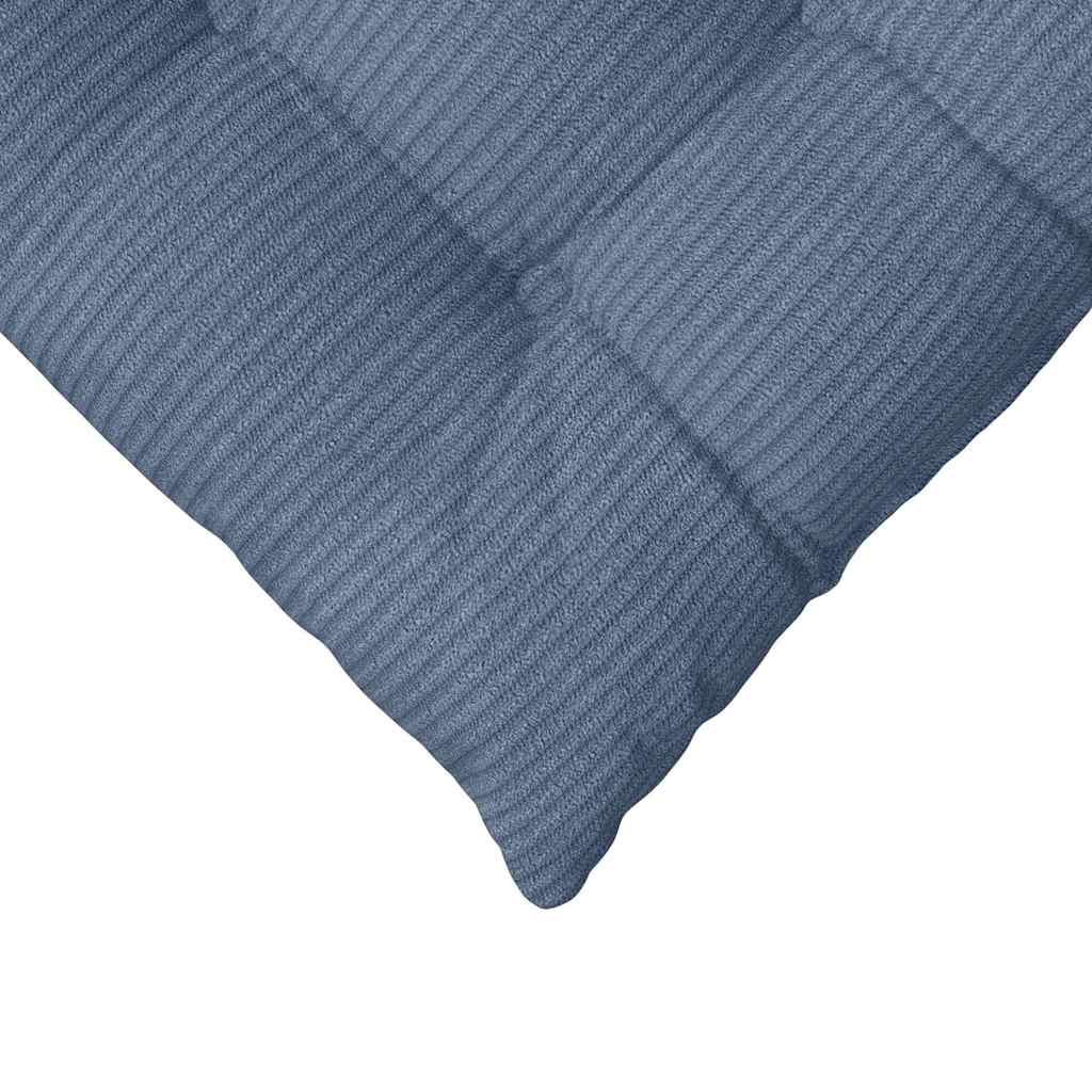 Jastučići za sjedenje 4 pcs Plava 40 x 40 x 6 cm