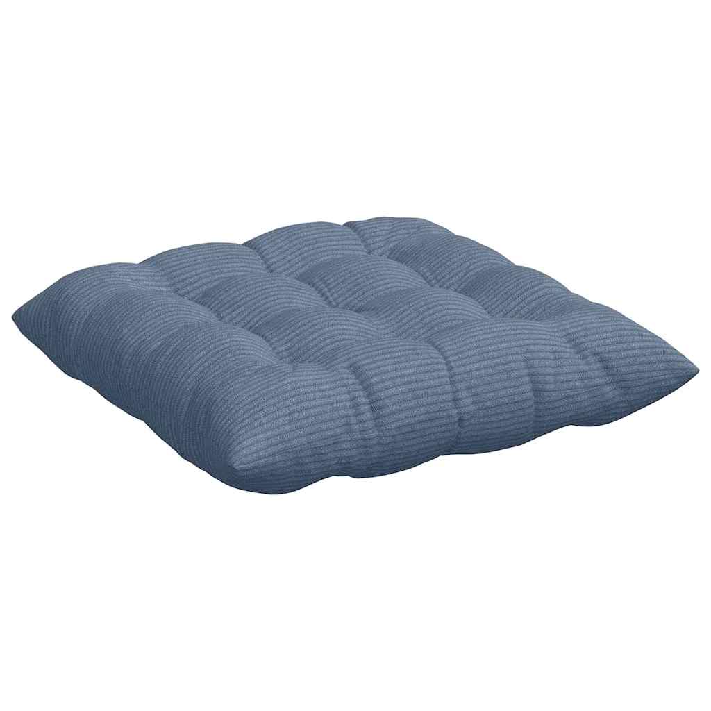 Jastučići za sjedenje 4 pcs Plava 40 x 40 x 6 cm