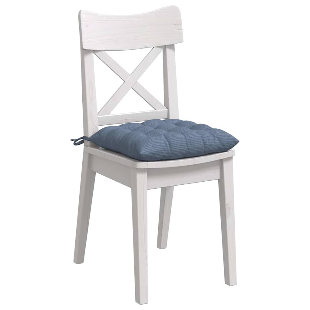 Jastučići za sjedenje 4 pcs Plava 40 x 40 x 6 cm