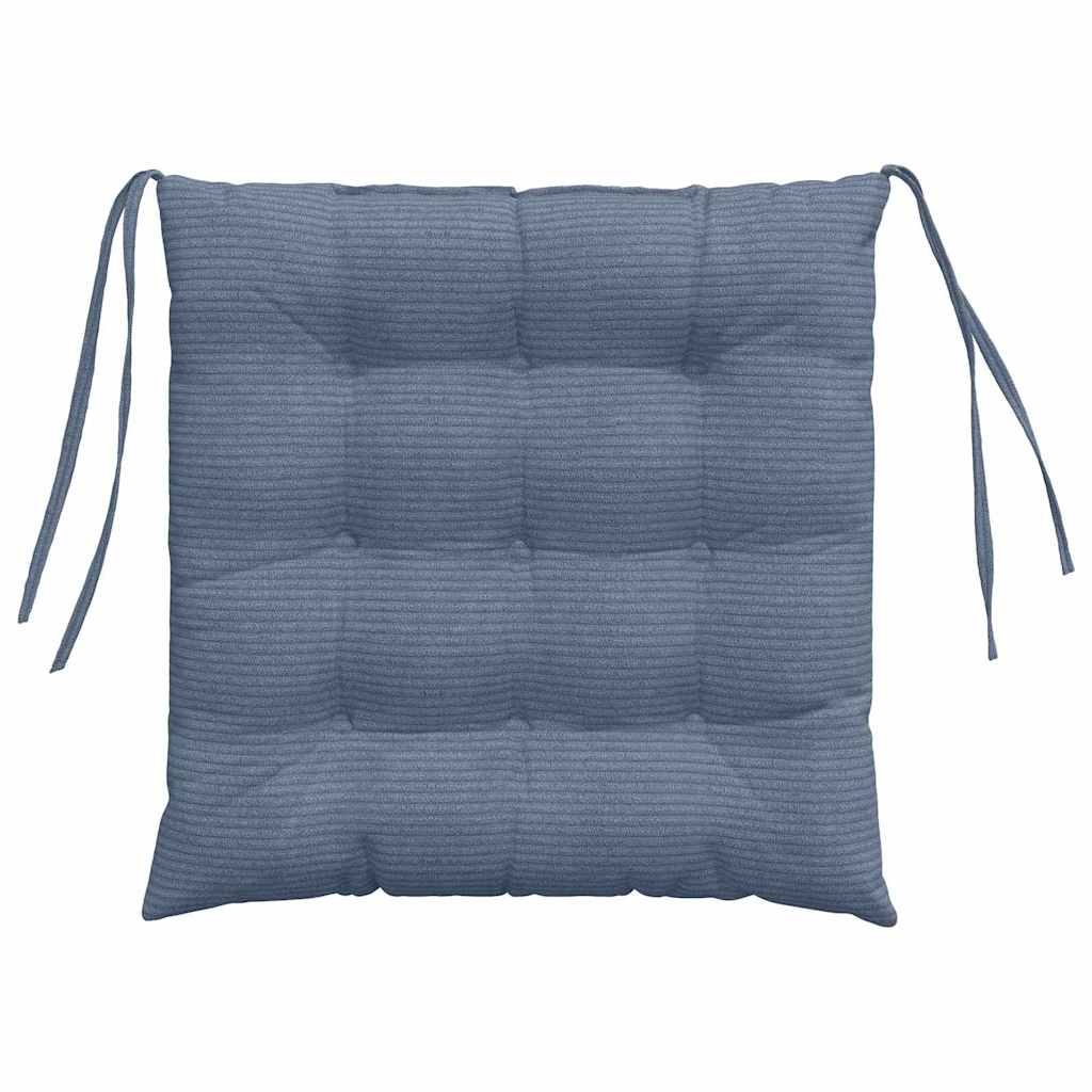 Jastučići za sjedenje 4 pcs Plava 40 x 40 x 6 cm