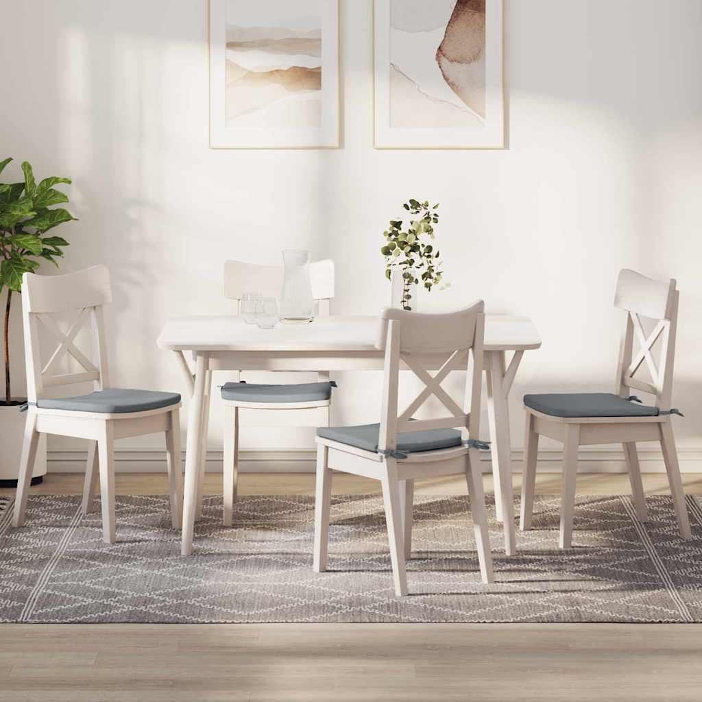 Jastučići za sjedenje 4 pcs Svijetlo siva 40 x 40 x 3 cm