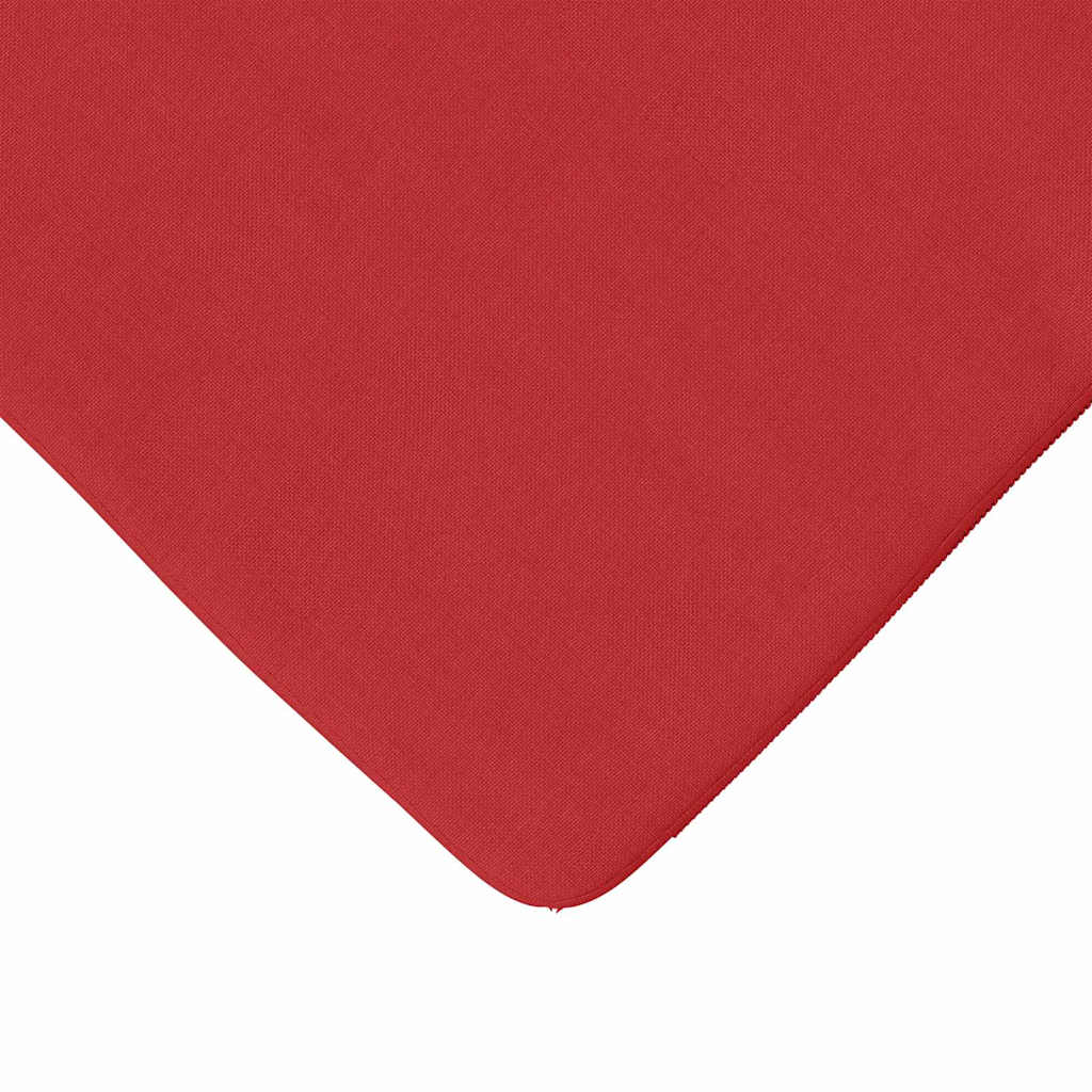 Jastučići za sjedenje 4 pcs Crvena 40 x 40 x 3 cm tkanina