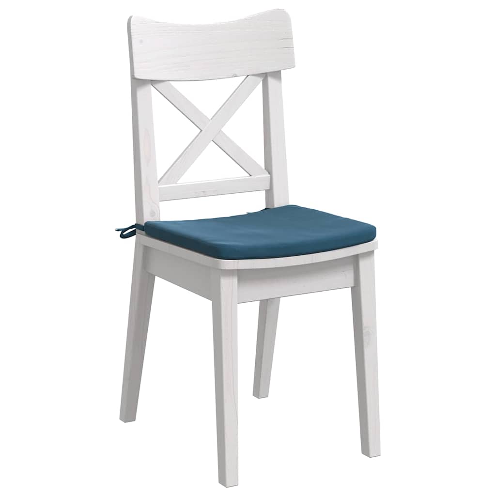 Jastučići za sjedenje 4 pcs Plava 40 x 40 x 3 cm Baršun