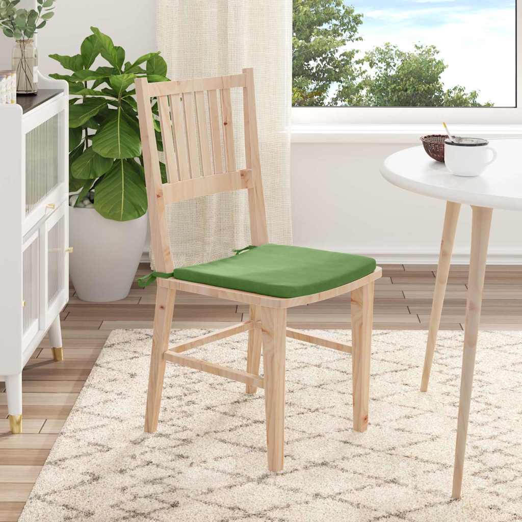 Jastučići za sjedenje 4 pcs Svijetlo zelena 40 x 40 x 3 cm
