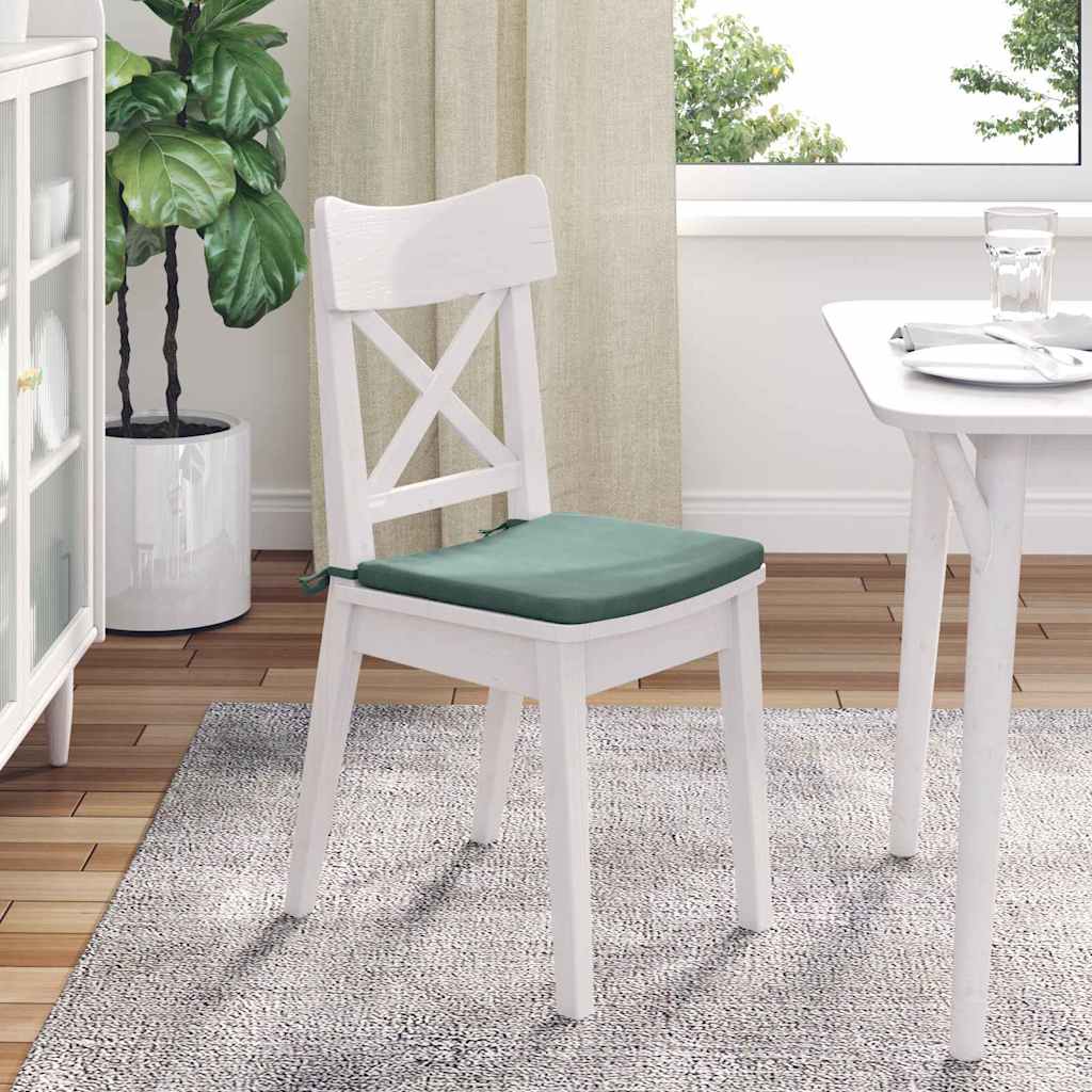 Jastučići za sjedenje 4 pcs Morska zelena 40 x 40 x 3 cm Baršun