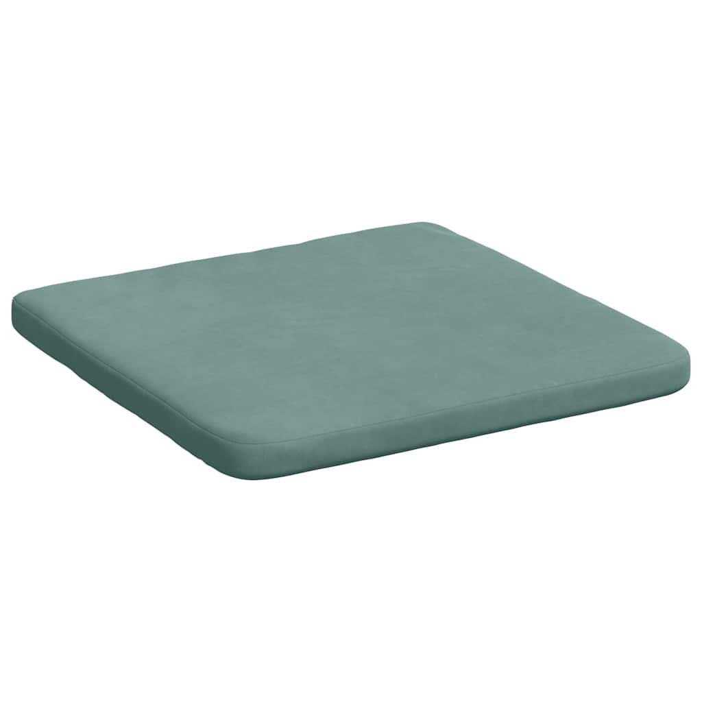 Jastučići za sjedenje 4 pcs Morska zelena 40 x 40 x 3 cm Baršun
