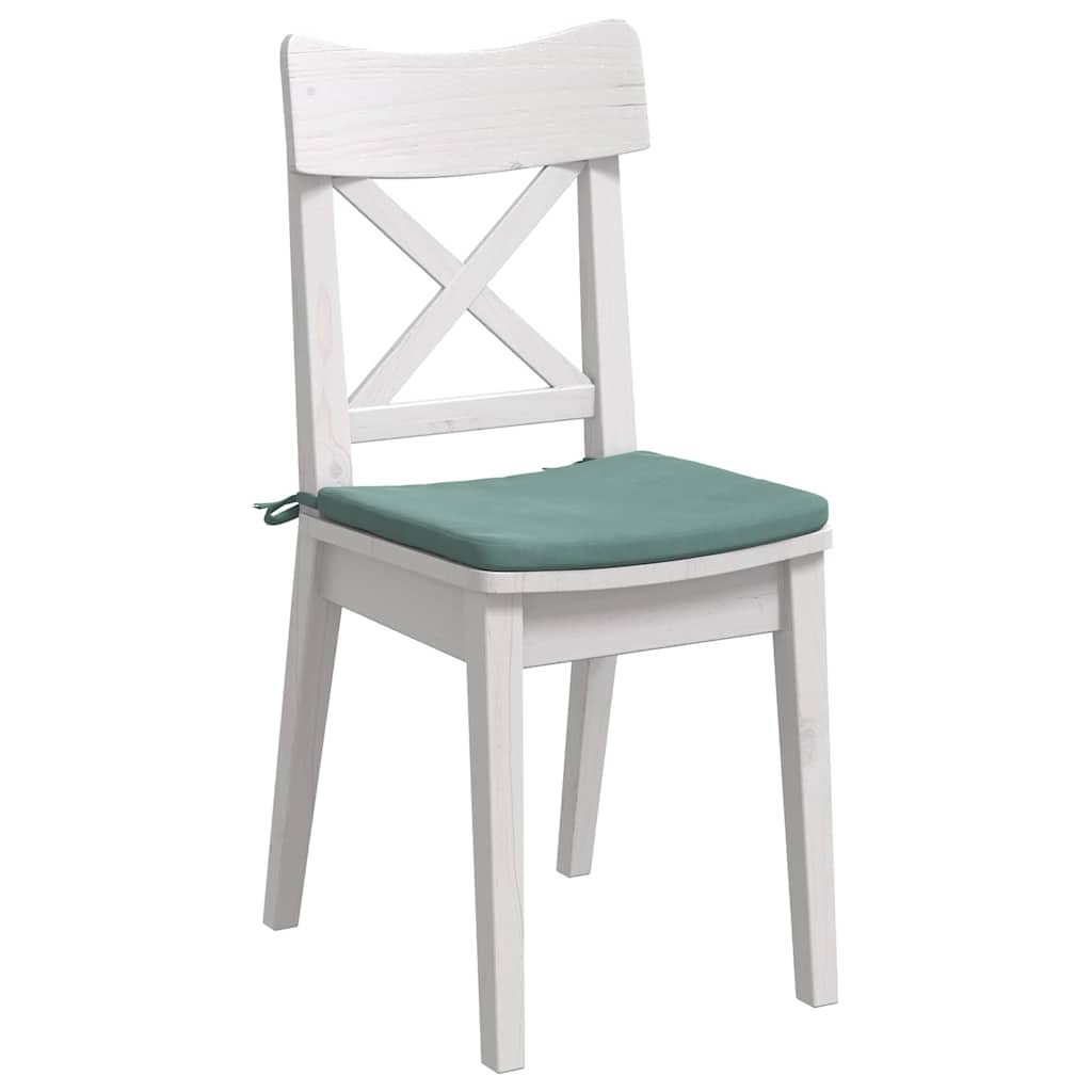 Jastučići za sjedenje 4 pcs Morska zelena 40 x 40 x 3 cm Baršun