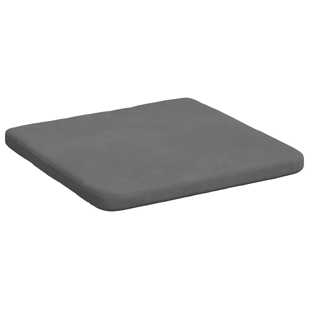 Jastučići za sjedenje 4 pcs Tamno siva 40 x 40 x 3 cm