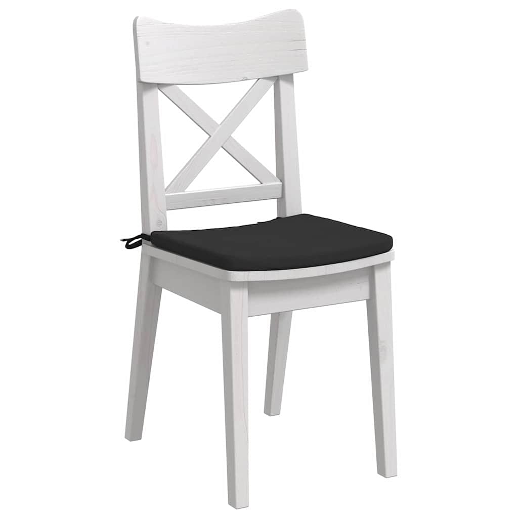 Jastučići za sjedenje 4 pcs Crna 40 x 40 x 3 cm