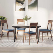 Jastučići za sjedenje 4 pcs Plava 40 x 40 x 3 cm