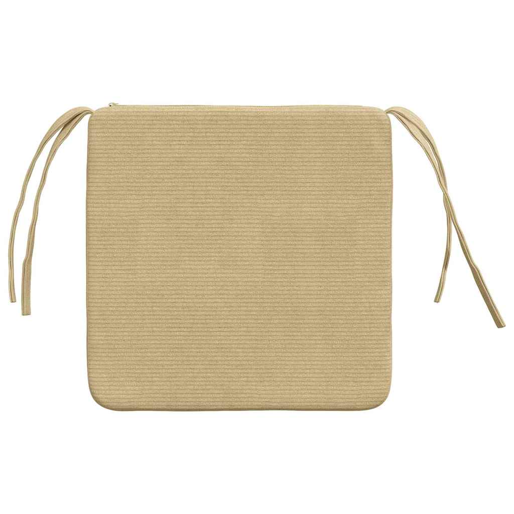 Jastučići za sjedenje 4 pcs Siva zelena 40 x 40 x 3 cm