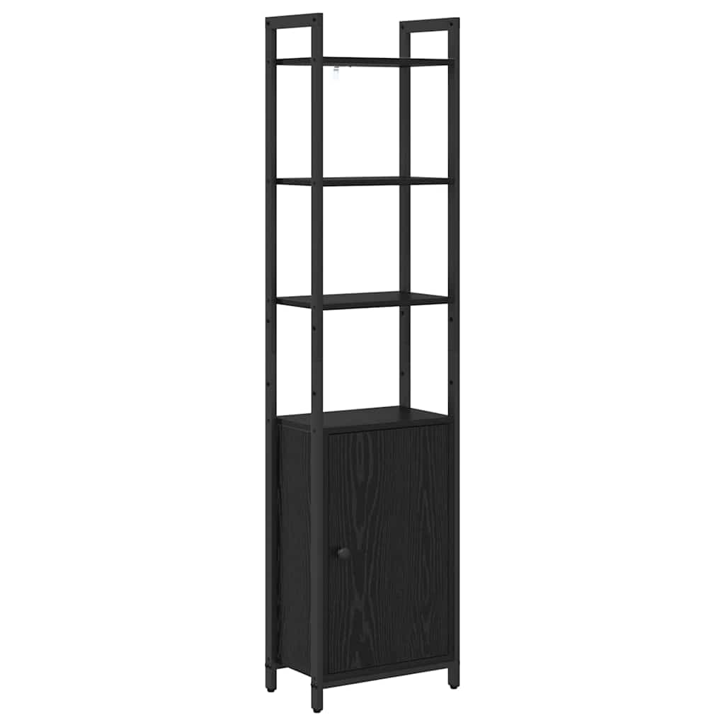 Ormarić za knjige Crni hrast 40 x 24 x 161 cm Konstruirano drvo