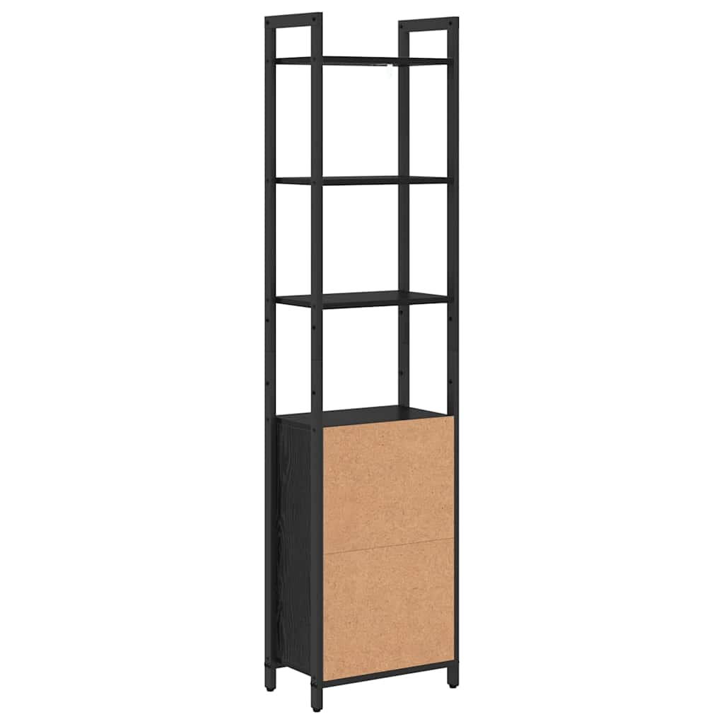 Ormarić za knjige Crni hrast 40 x 24 x 161 cm Konstruirano drvo