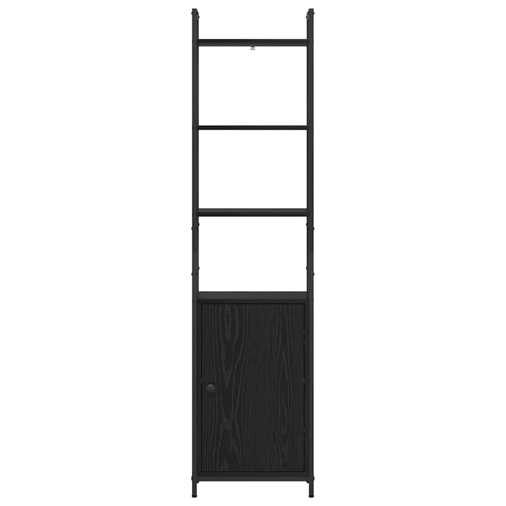 Ormarić za knjige Crni hrast 40 x 24 x 161 cm Konstruirano drvo