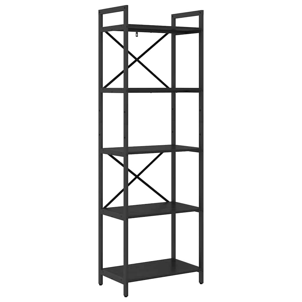 Polica Crni hrast 56 x 34 x 171 cm Konstruirano drvo