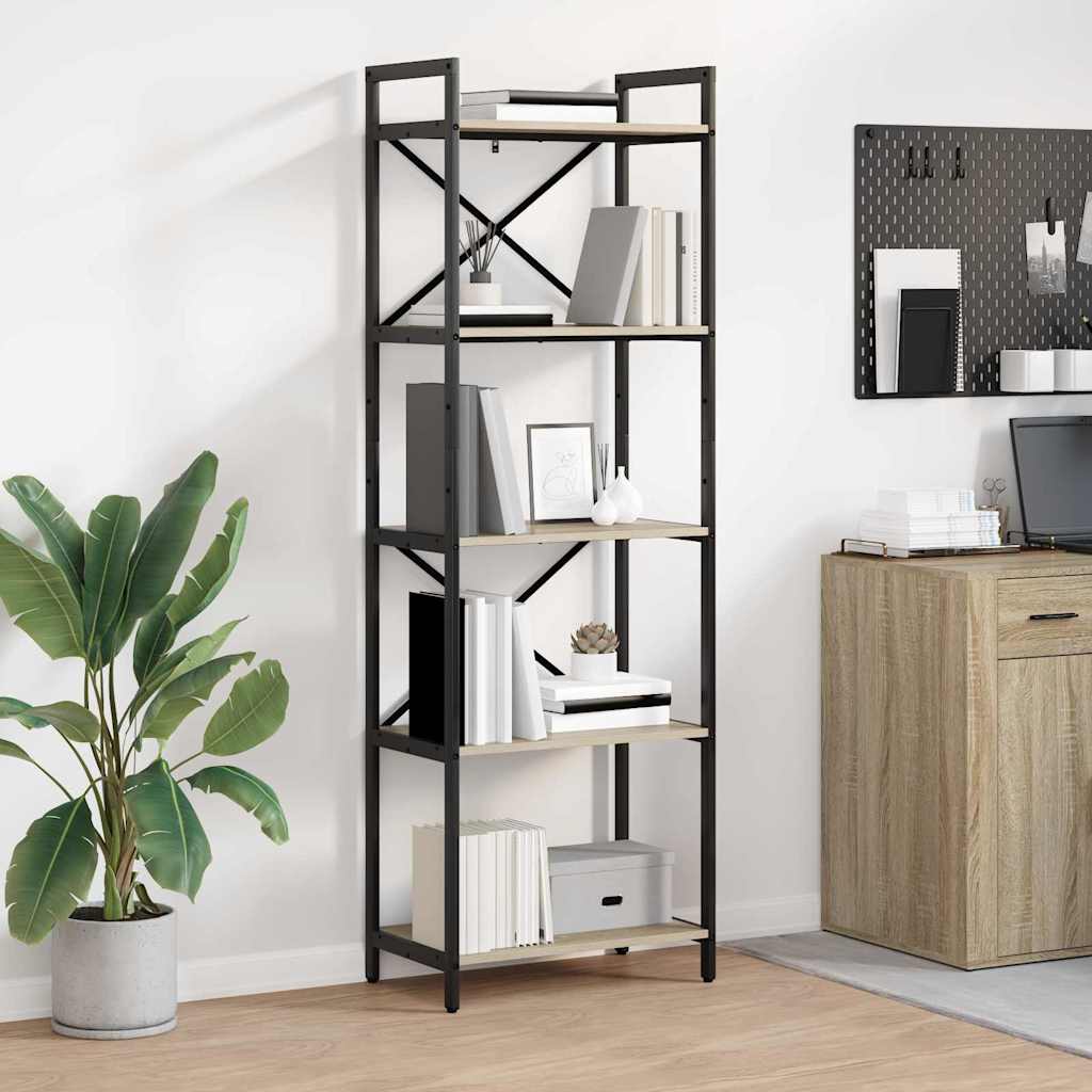 Polica Sonoma hrast 56 x 34 x 171 cm Konstruirano drvo