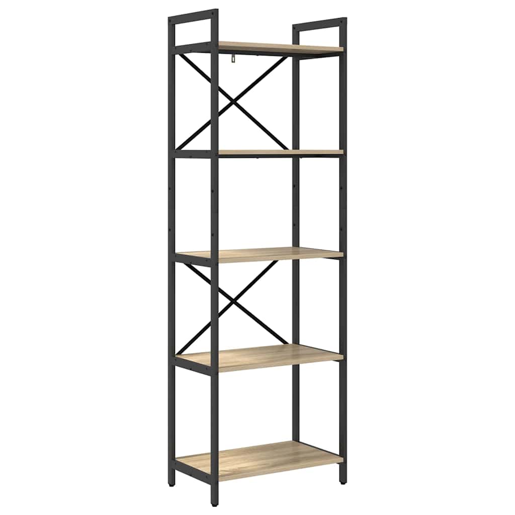 Polica Sonoma hrast 56 x 34 x 171 cm Konstruirano drvo