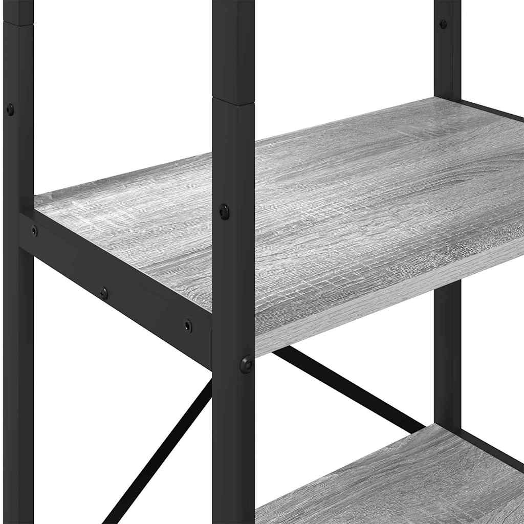 Polica Siva Sonoma 56 x 34 x 171 cm Konstruirano drvo