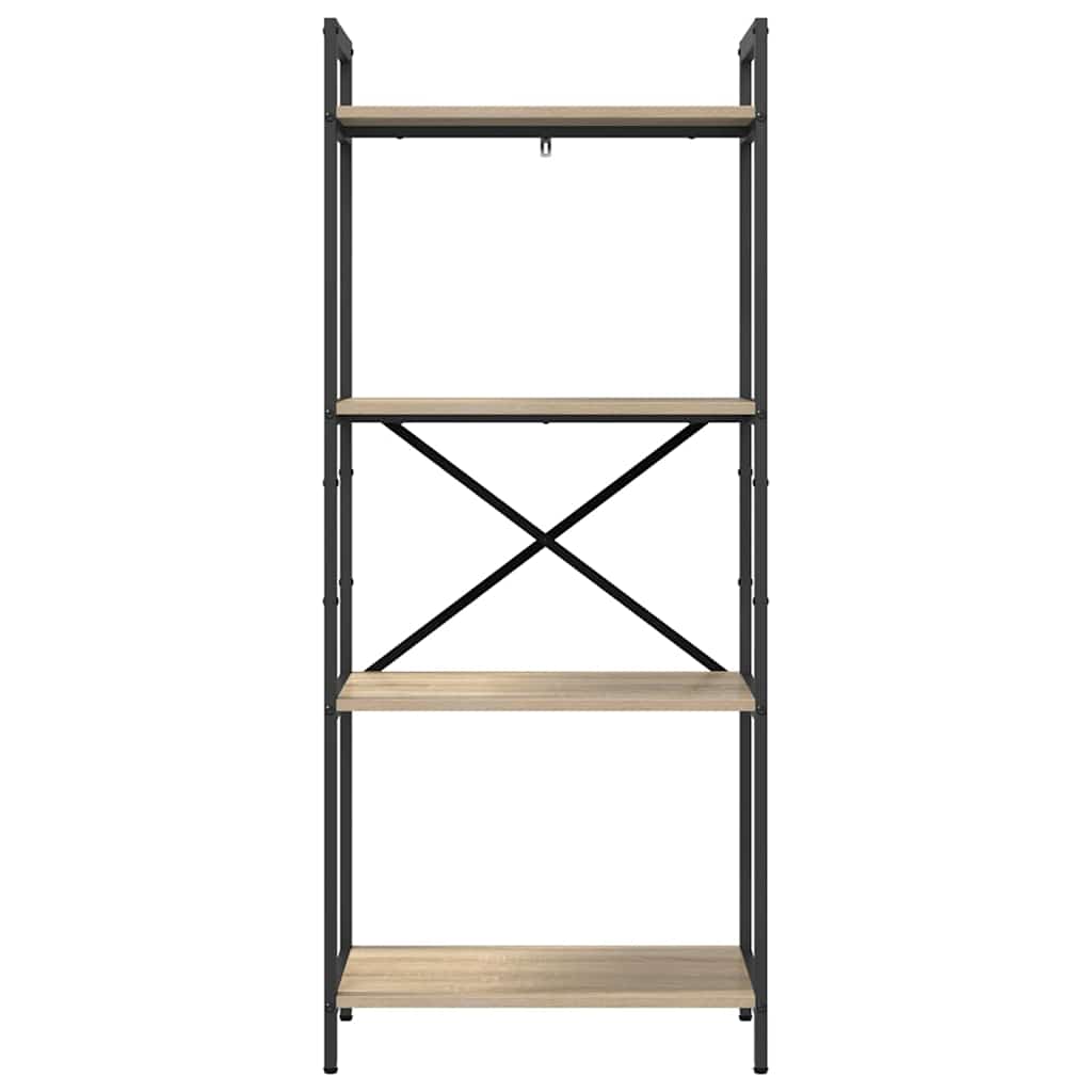 Polica Sonoma hrast 56 x 34 x 133,5 cm Konstruirano drvo