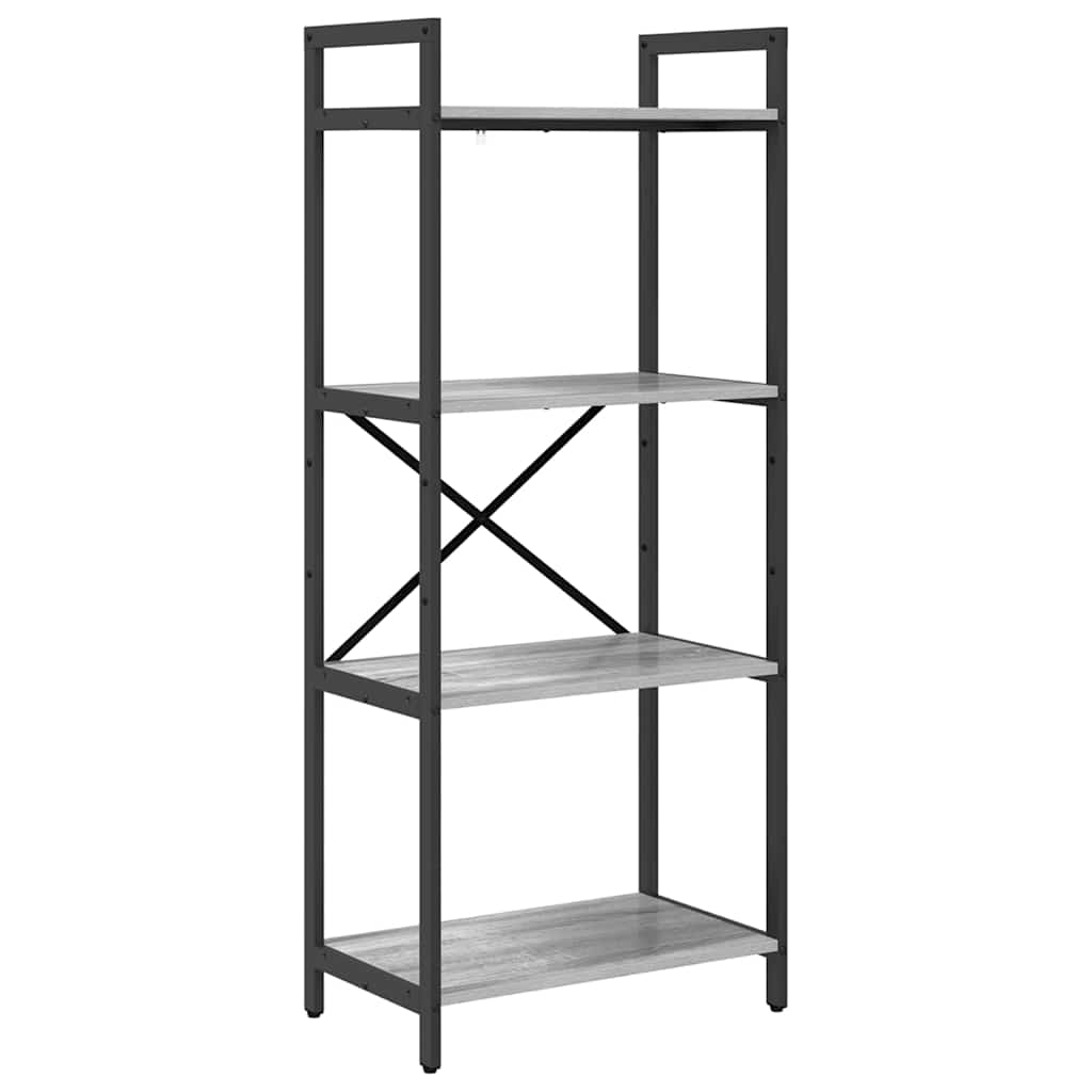 Polica Siva Sonoma 56 x 34 x 133,5 cm Konstruirano drvo