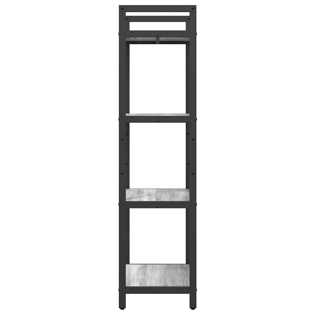 Polica Siva Sonoma 56 x 34 x 133,5 cm Konstruirano drvo