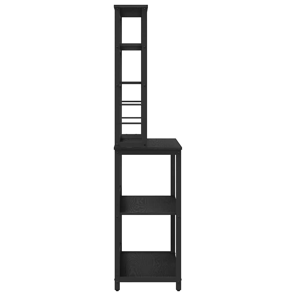 Kuhinjska polica Crni hrast 80 x 40 x 168 cm Konstruirano drvo