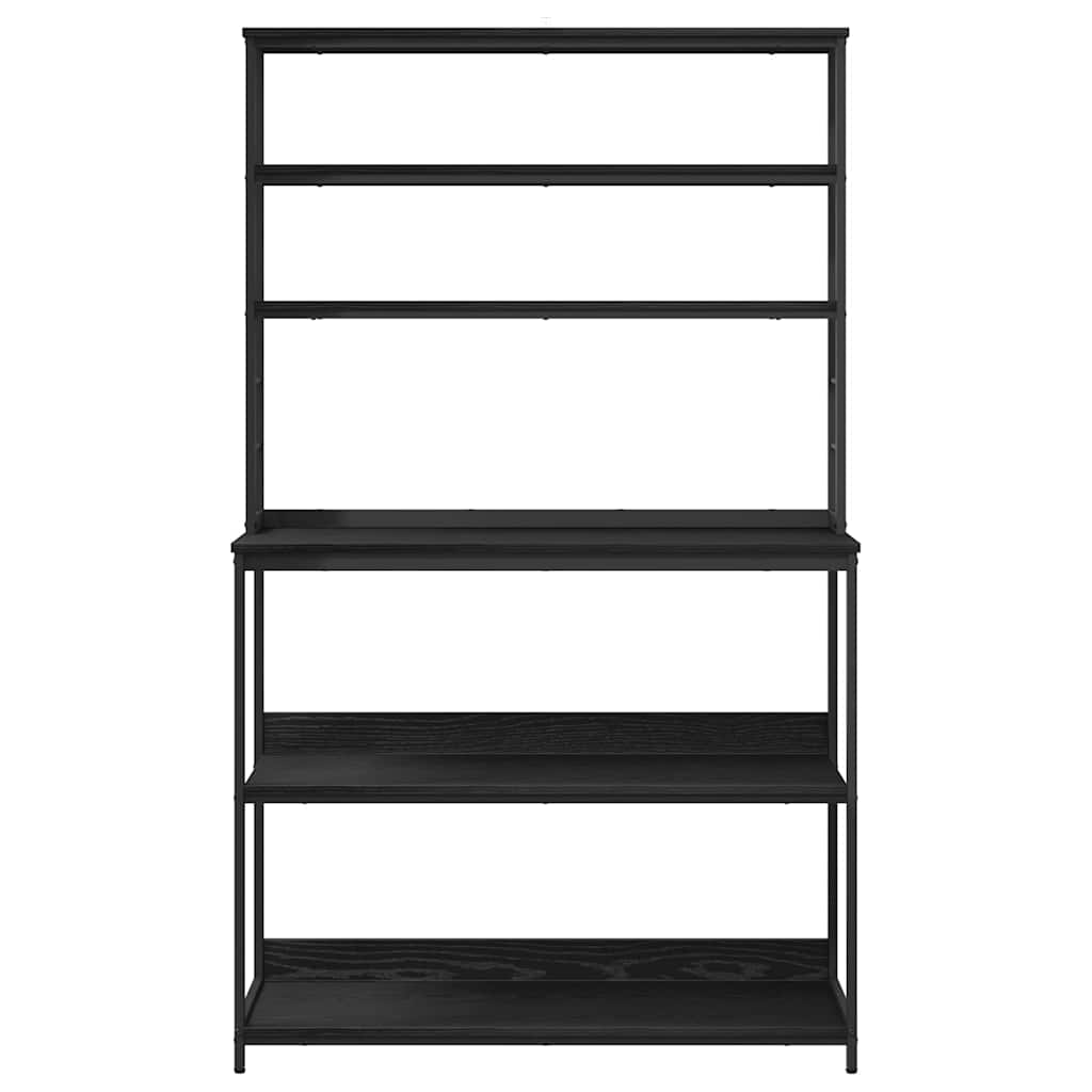 Kuhinjska polica Crni hrast 100 x 40 x 168 cm Konstruirano drvo