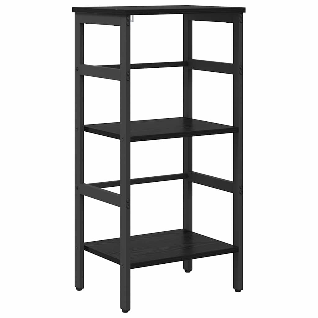 Polica Crni hrast 40 x 29,5 x 81 cm Konstruirano drvo