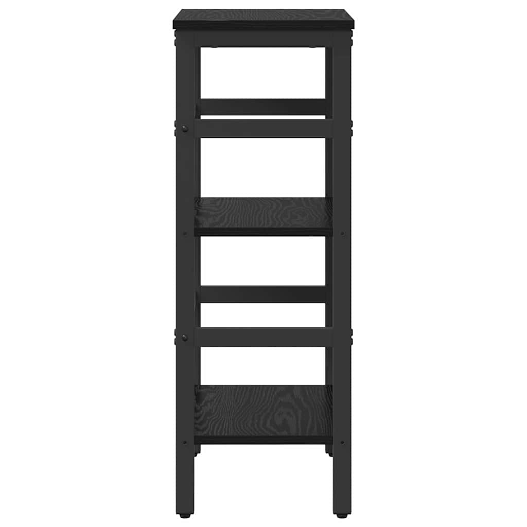Polica Crni hrast 40 x 29,5 x 81 cm Konstruirano drvo