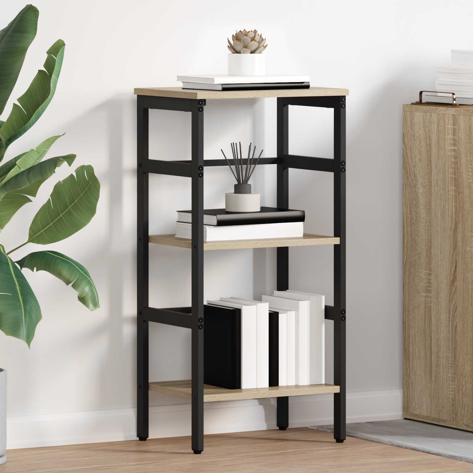 Polica Sonoma hrast 40 x 29,5 x 81 cm Konstruirano drvo