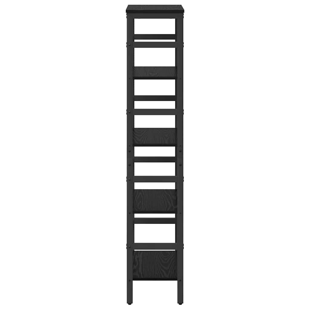 Polica Crni hrast 40 x 29,5 x 149 cm Konstruirano drvo