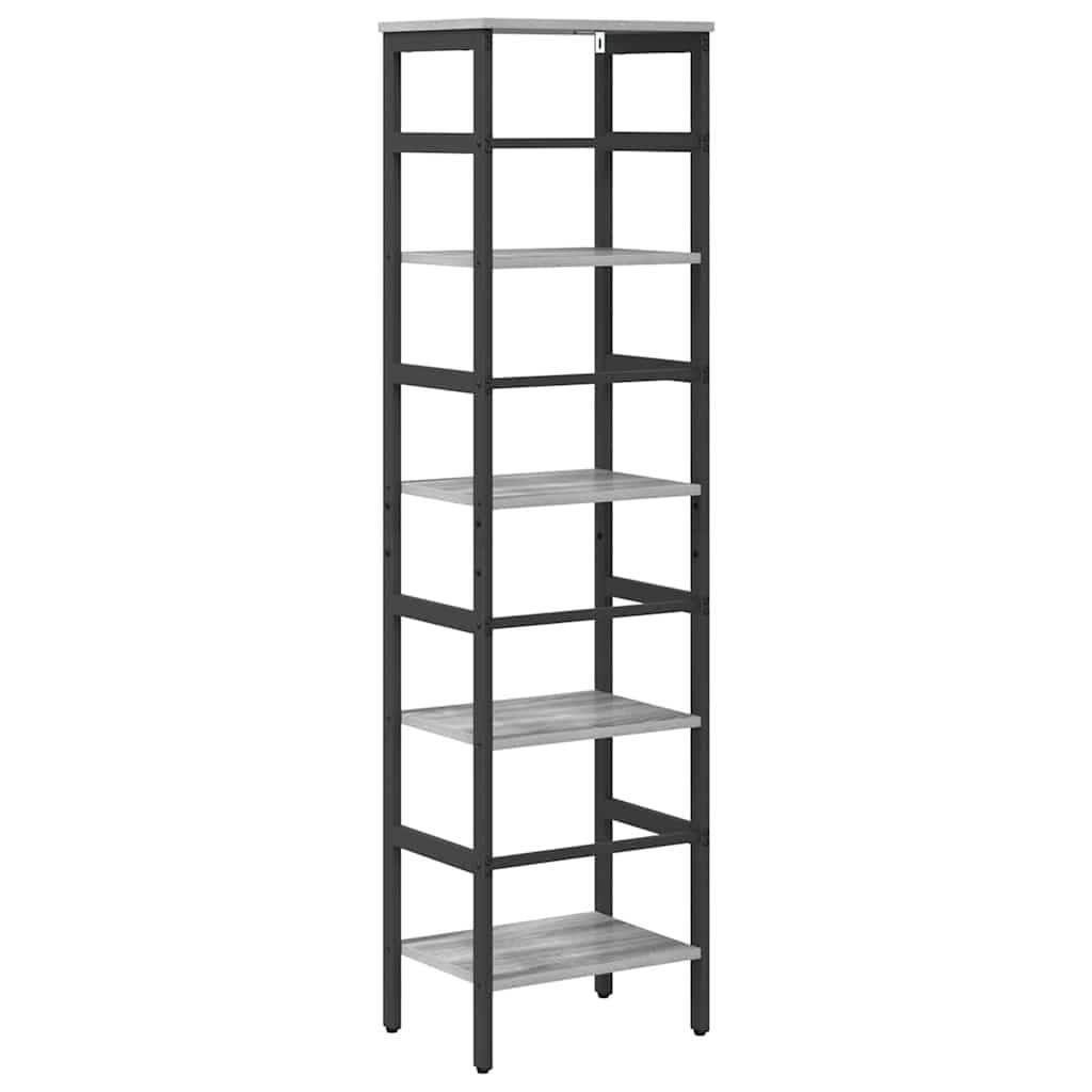 Polica Siva Sonoma 40 x 29,5 x 149 cm Konstruirano drvo
