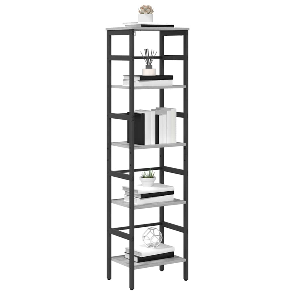 Polica Siva Sonoma 40 x 29,5 x 149 cm Konstruirano drvo