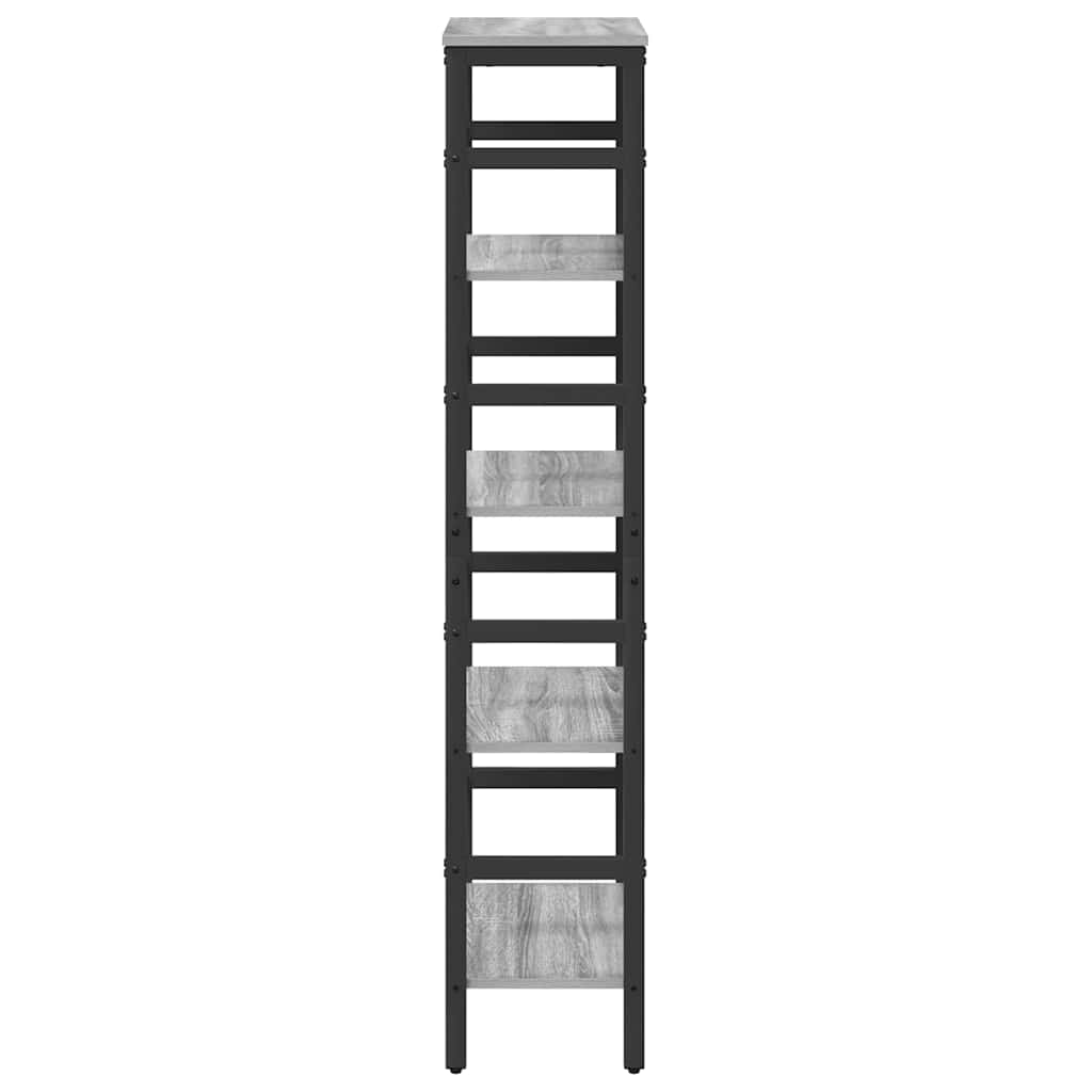 Polica Siva Sonoma 40 x 29,5 x 149 cm Konstruirano drvo