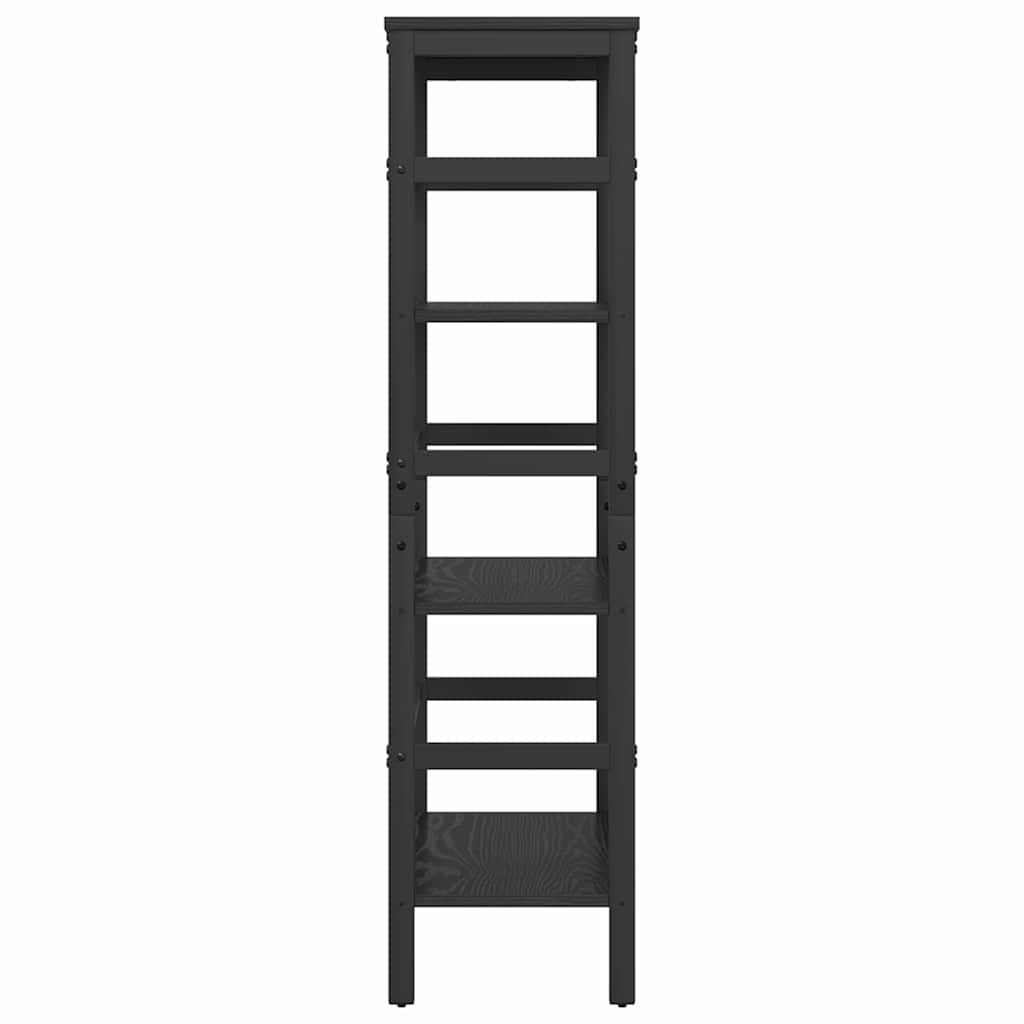Polica Crni hrast 60 x 29,5 x 115 cm Konstruirano drvo
