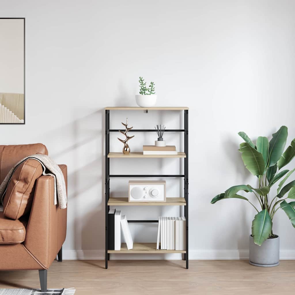 Polica Sonoma hrast 60 x 29,5 x 115 cm Konstruirano drvo